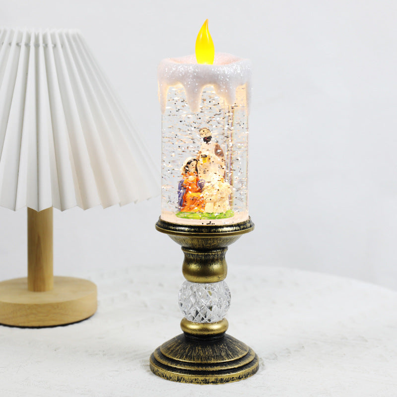 Christmas LED Candle Figurine Decorations – Santa, Snowman, Angel & More | 17 Style Options