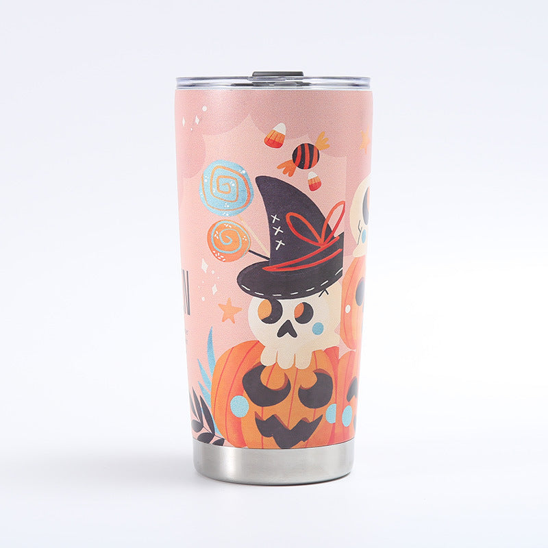 Halloween 20oz Insulated Tumbler — 3D-Printed Stainless Steel Car Cup
