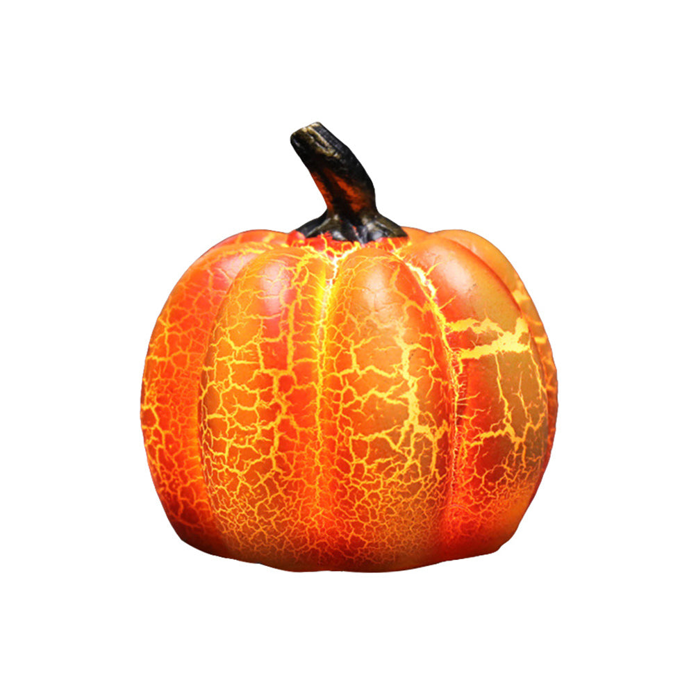 Pumpkin with a cracked texture on a white background