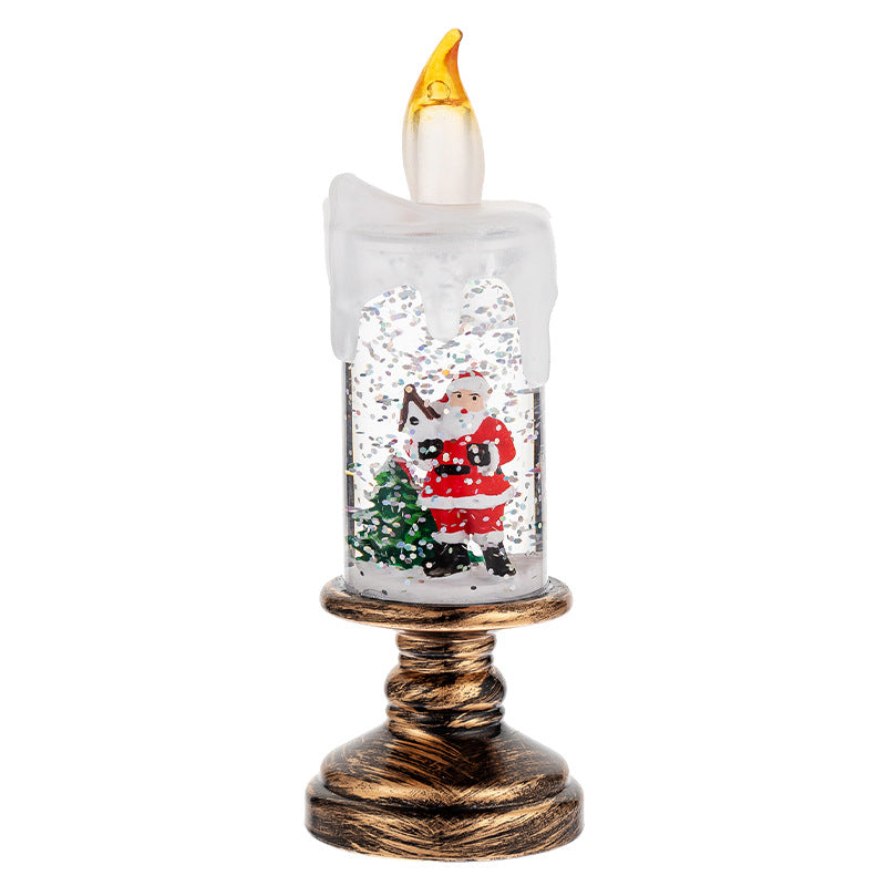 Christmas LED Candle Figurine Decorations – Santa, Snowman, Angel & More | 17 Style Options