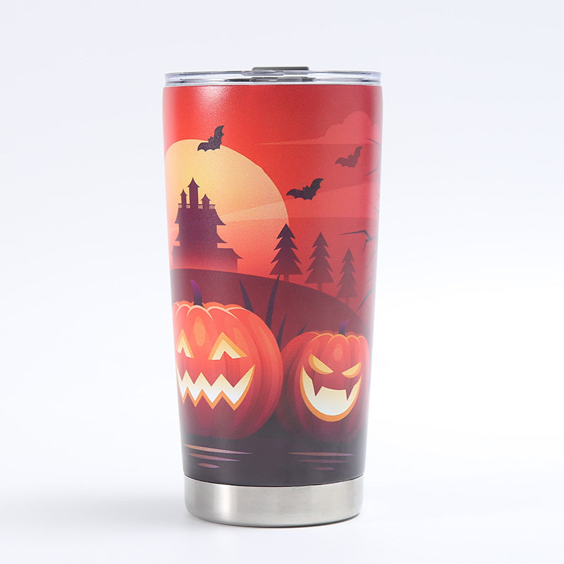 Halloween 20oz Insulated Tumbler — 3D-Printed Stainless Steel Car Cup
