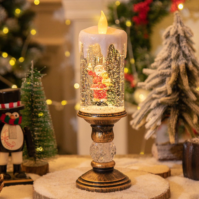 Christmas LED Candle Figurine Decorations – Santa, Snowman, Angel & More | 17 Style Options