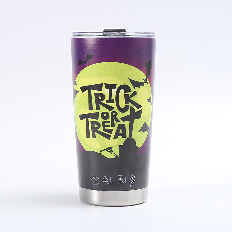 Halloween 20oz Insulated Tumbler — 3D-Printed Stainless Steel Car Cup