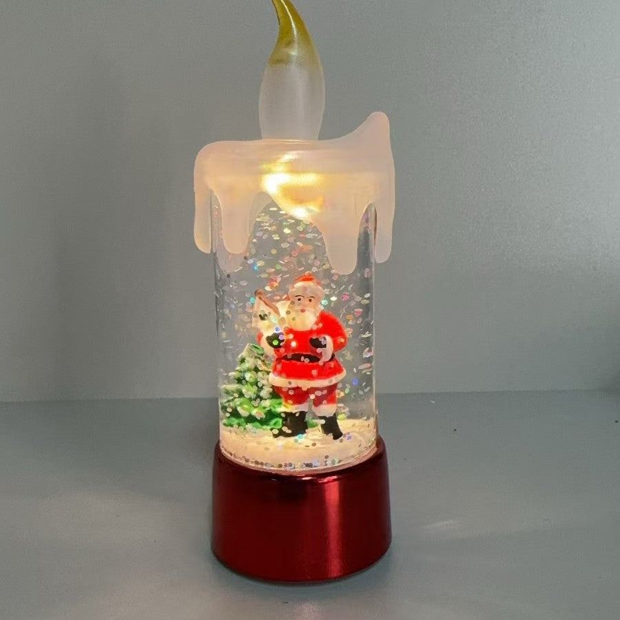Christmas LED Candle Figurine Decorations – Santa, Snowman, Angel & More | 17 Style Options