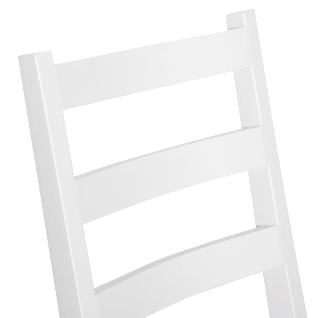 White chair on a white background