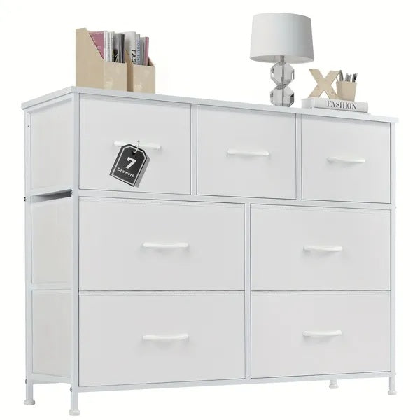 7-Drawer Fabric Dresser – Versatile Bedroom Storage Chest