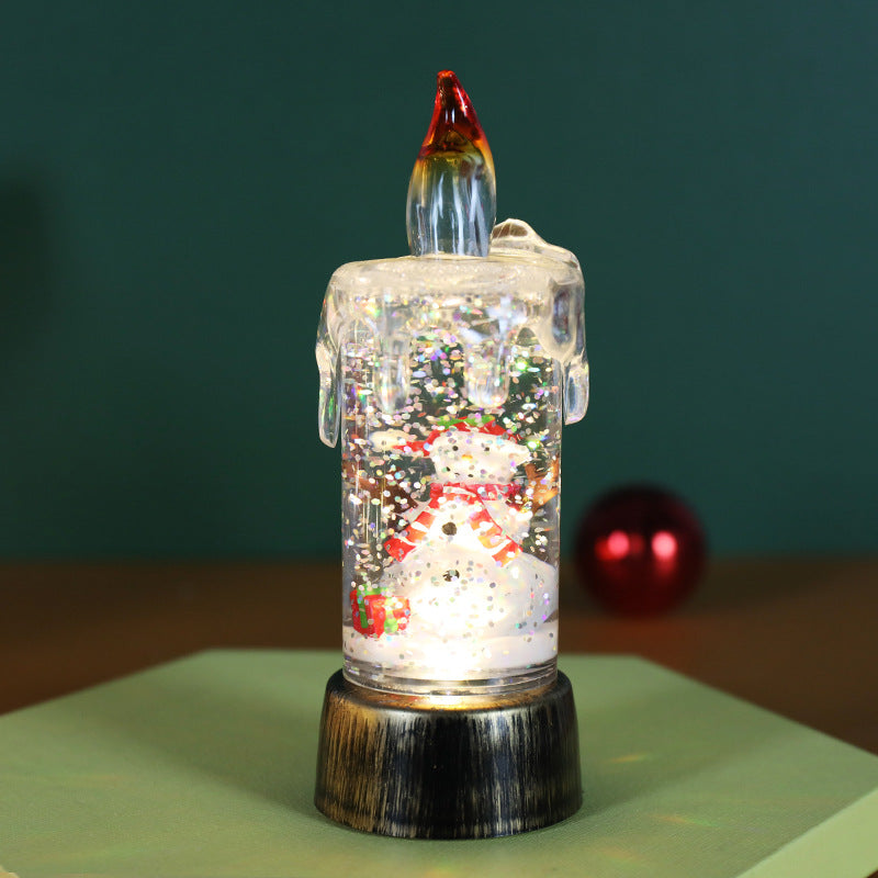 Christmas LED Candle Figurine Decorations – Santa, Snowman, Angel & More | 17 Style Options