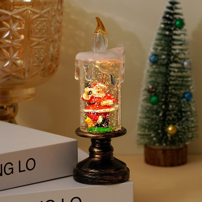 Christmas LED Candle Figurine Decorations – Santa, Snowman, Angel & More | 17 Style Options