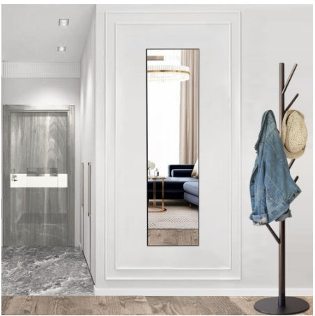 Floor Standing Mirror — Aluminum Alloy Thin Frame | Arched & Rectangular | 59" & 64" |