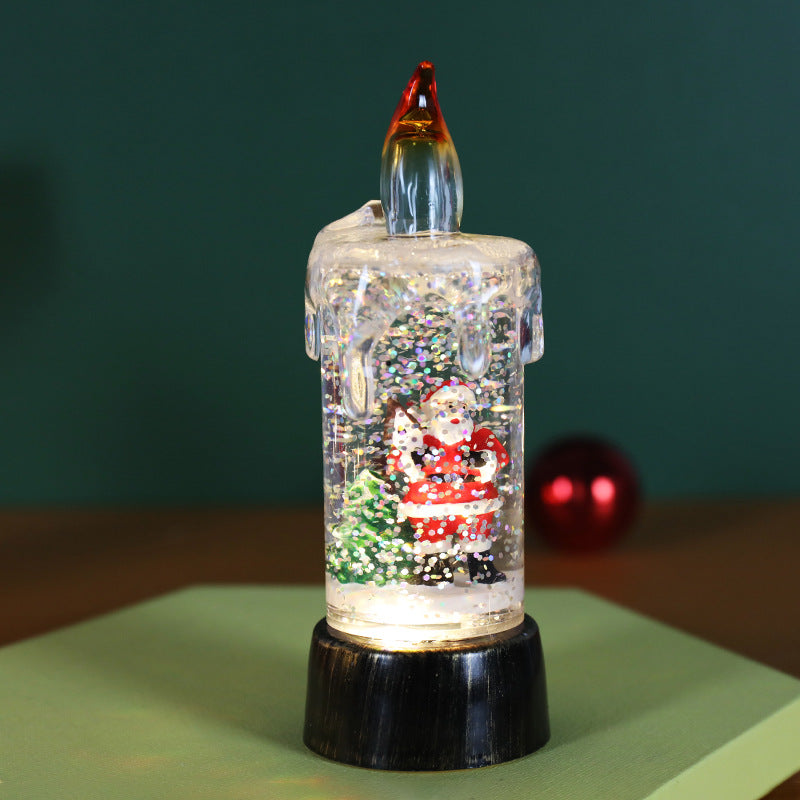 Christmas LED Candle Figurine Decorations – Santa, Snowman, Angel & More | 17 Style Options