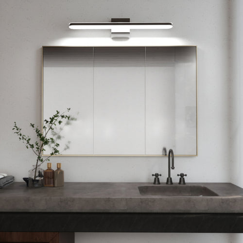 24" Dimmable LED Vanity Light Bar | 12W Chrome Bathroom Mirror Light, 6000K
