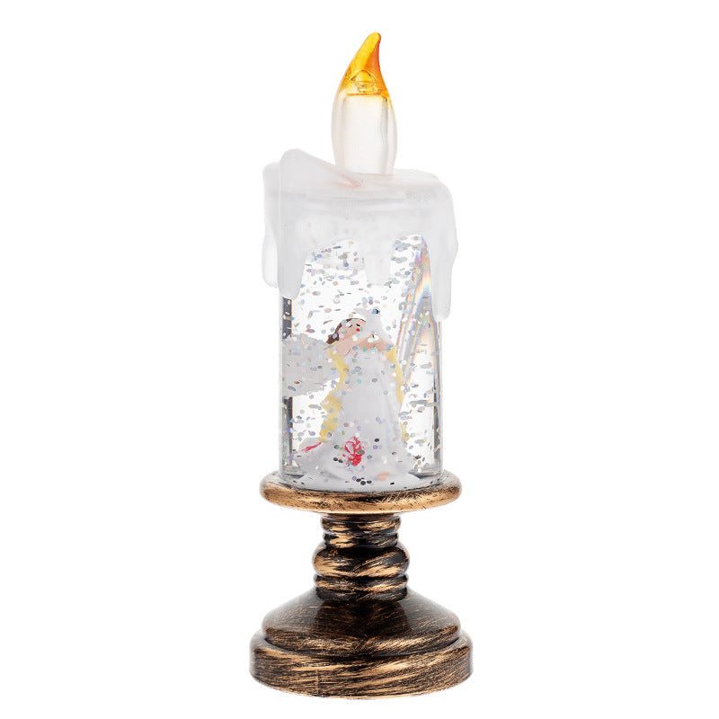 Christmas LED Candle Figurine Decorations – Santa, Snowman, Angel & More | 17 Style Options
