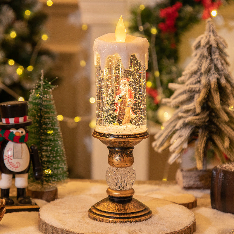Christmas LED Candle Figurine Decorations – Santa, Snowman, Angel & More | 17 Style Options