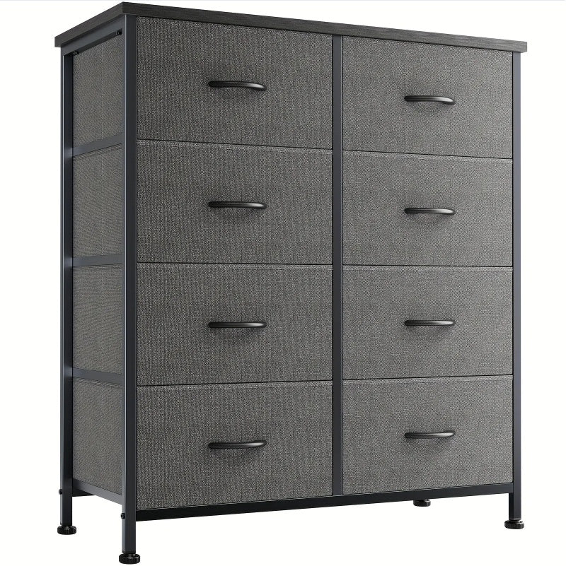 Tall 6-Drawer Dresser with Steel Frame | Bedroom & Nursery Storage