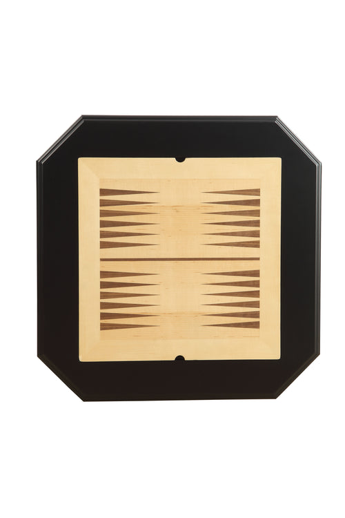 3-in-1 Game Table — Reversible Chess, Checkers & Backgammon with Storage Drawers