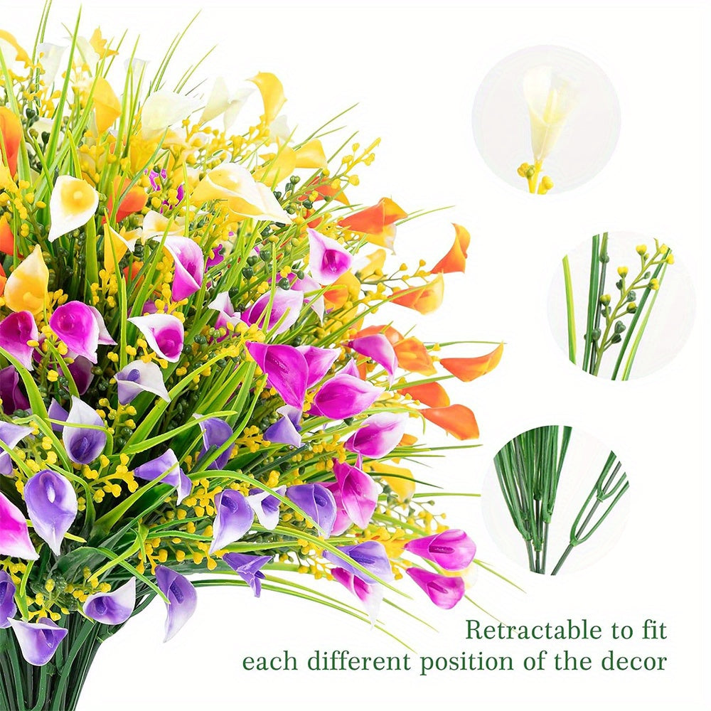 Colorful bouquet of flowers with reticent parts on a white background