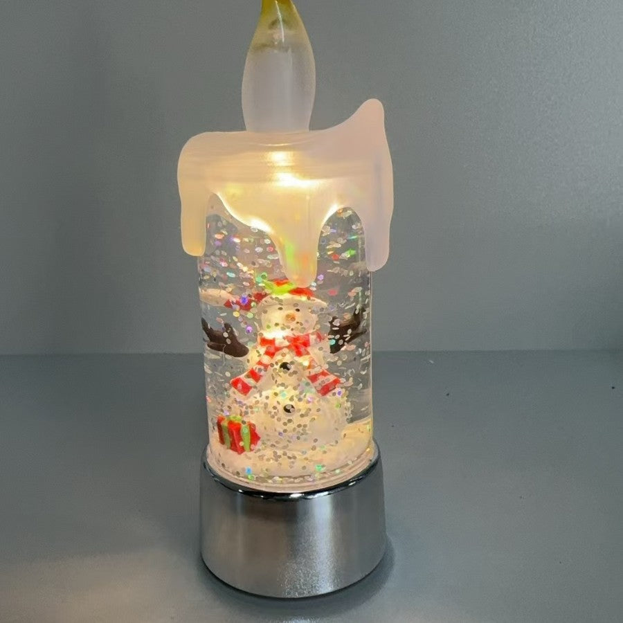 Christmas LED Candle Figurine Decorations – Santa, Snowman, Angel & More | 17 Style Options