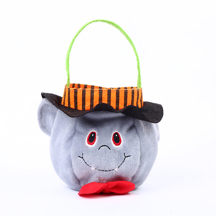 Halloween Candy Bag for Kids — Trick-or-Treat Tote with Spooky Character Designs